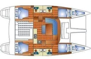 Lagoon 440 layout drawing 5