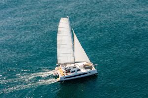 underway, Catana 50, catamaran for sale