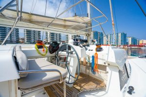 helm, Catana 50, catamaran for sale