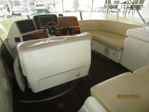 cockpit, Sealine T47, trawler for sale