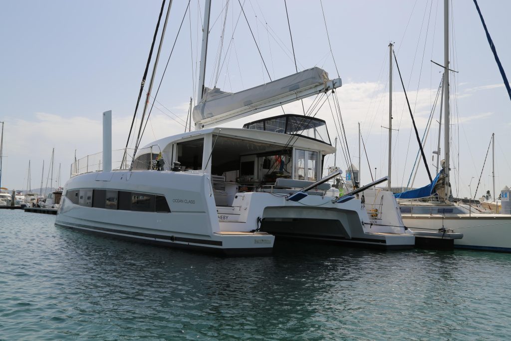 Catana 50 Ocean Class exterior at the Canet yard