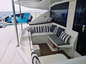 cockpit, Leopard 48, catamaran for sale