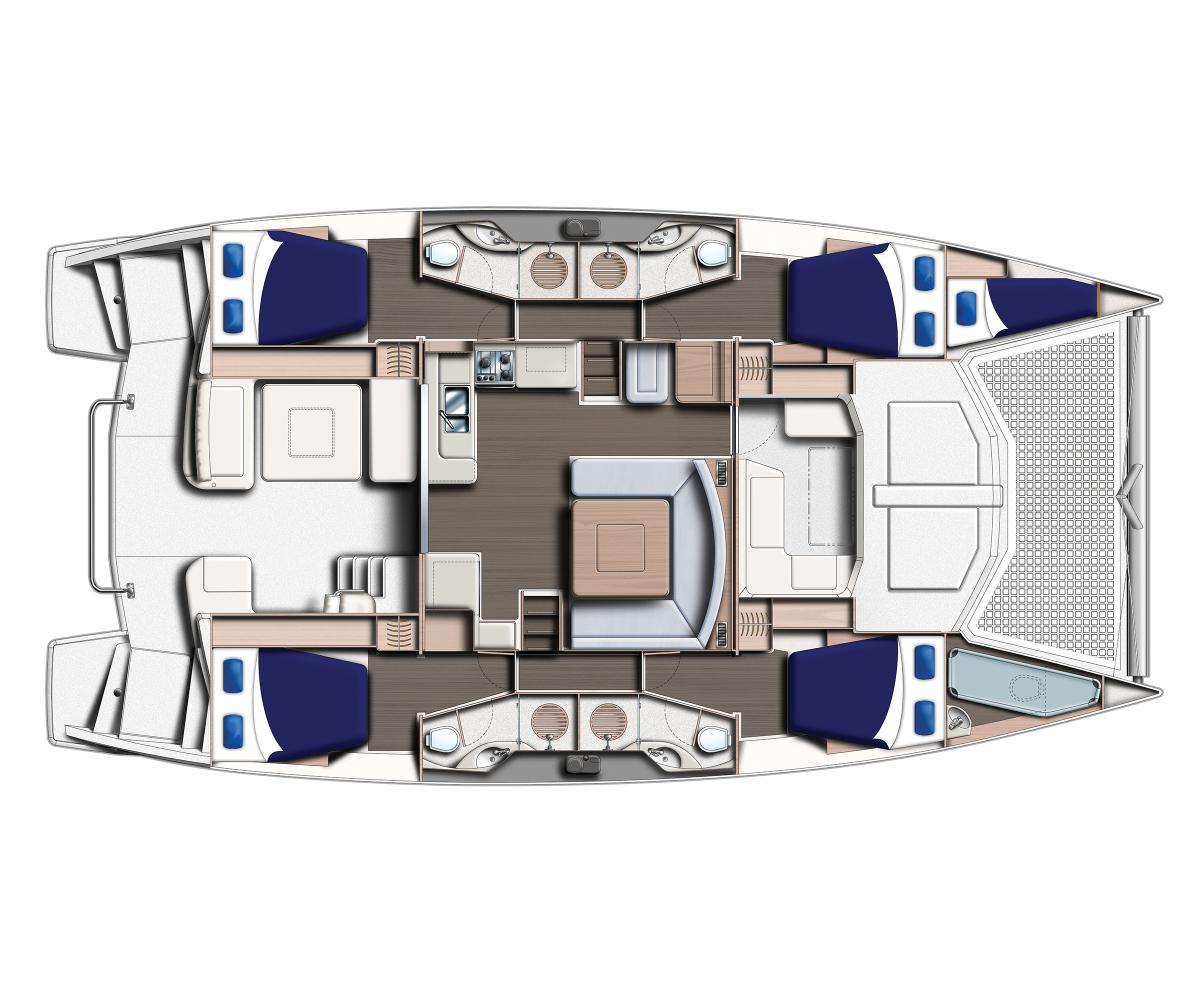 Leopard 48, catamaran for sale
