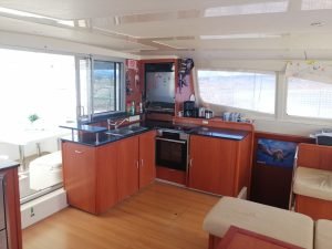 salon, Leopard 48, catamaran for sale