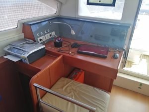 navigation station, Leopard 48, catamaran for sale
