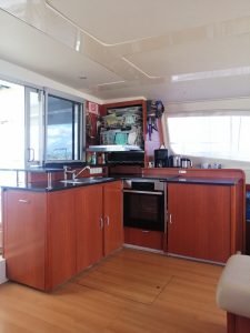 salon, Leopard 48, catamaran for sale