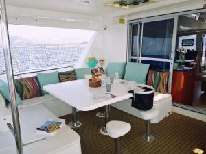 cockpit, Leopard 48, catamaran for sale