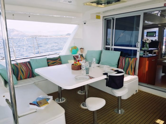 cockpit, Leopard 48, catamaran for sale