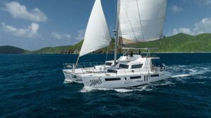 underway, Royal Cape 570 Majestic, catamaran for sale