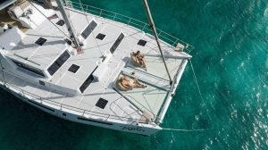 deck, Royal Cape 570 Majestic, catamaran for sale