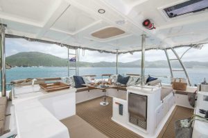 cockpit, Royal Cape 570 Majestic, catamaran for sale
