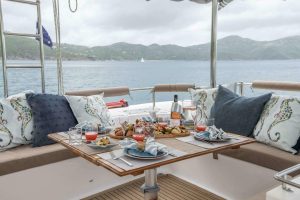 cockpit, Royal Cape 570 Majestic, catamaran for sale