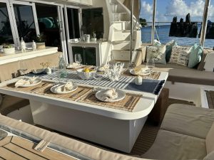 cockpit, Royal Cape 570 Majestic, catamaran for sale