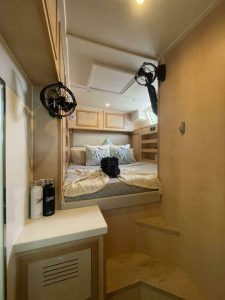 bed, Royal Cape 570 Majestic, catamaran for sale