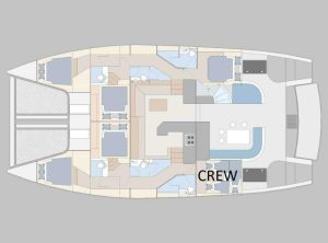 diagram, Royal Cape 570 Majestic, catamaran for sale
