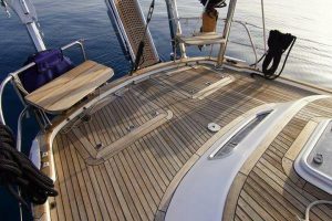deck, Hallberg Rassy 53, sailboat for sale