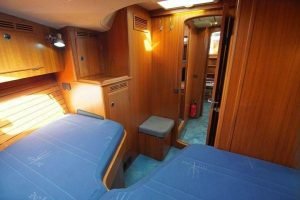 bed, Hallberg Rassy 53, sailboat for sale