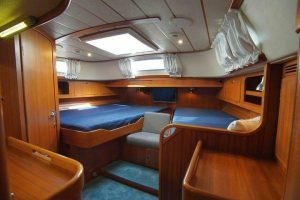 bed, Hallberg Rassy 53, sailboat for sale