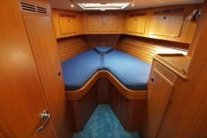 bed, Hallberg Rassy 53, sailboat for sale