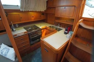 interior, Hallberg Rassy 53, sailboat for sale