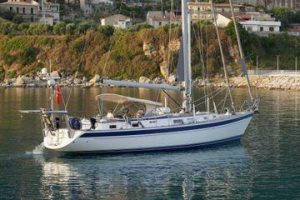 exterior, Hallberg Rassy 53, sailboat for sale