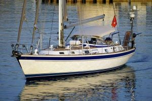 exterior, Hallberg Rassy 53, sailboat for sale