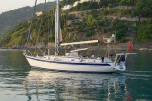 exterior, Hallberg Rassy 53, sailboat for sale