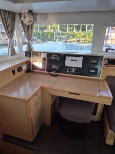 navigation station, Lagoon 450, catamaran for sale