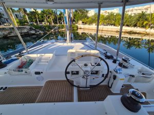 helm, Lagoon 450, catamaran for sale