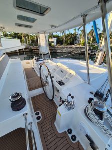 helm, Lagoon 450, catamaran for sale