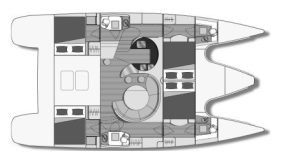 Privilege 445 layout drawing 1