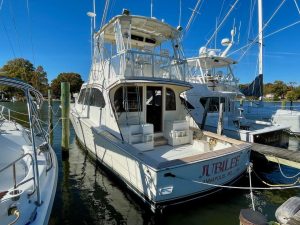 exterior, Post 46, trawler for sale