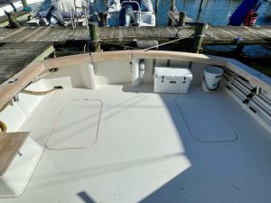 cockpit, Post 46, trawler for sale