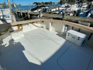 cockpit, Post 46, trawler for sale