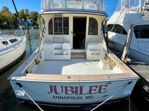 exterior, Post 46, trawler for sale