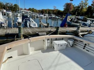 cockpit, Post 46, trawler for sale