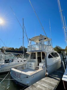 exterior, Post 46, trawler for sale
