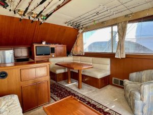 salon, Post 46, trawler for sale