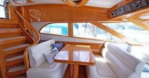 salon, Custom, trawler for sale