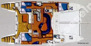 Catana 522 layout drawing 2