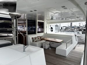 cockpit, Lagoon 560, catamaran for sale