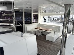 cockpit, Lagoon 560, catamaran for sale