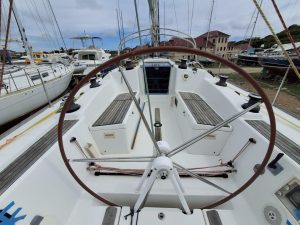 helm, Beneteau 40 First, sailboat for sale