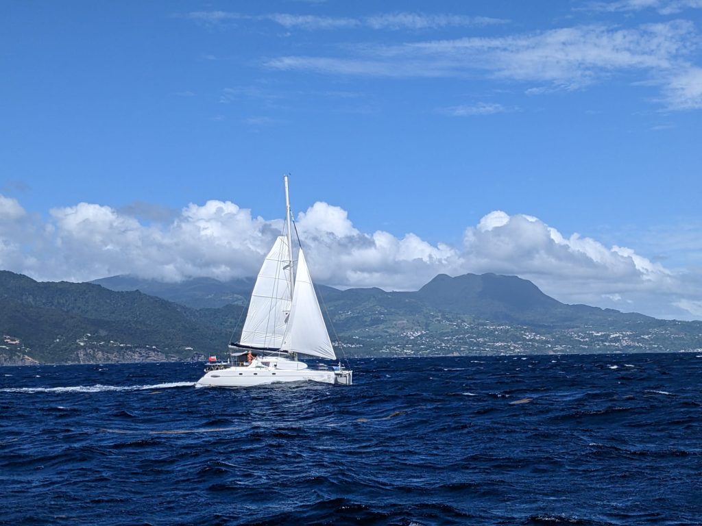 Fountaine Pajot 43 Belize catamaran S/V Tantrum sailing