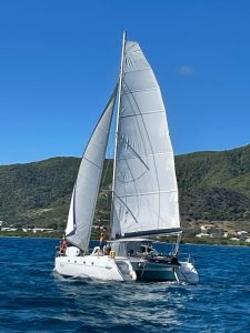 underway, FP 43 Belize, catamaran for sale