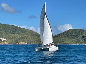 underway, FP 43 Belize, catamaran for sale
