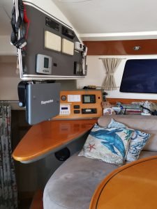 navigation station, FP 43 Belize, catamaran for sale