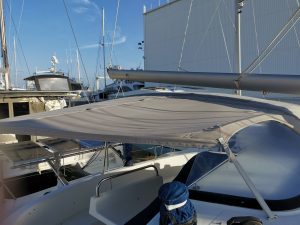 cockpit, FP 43 Belize, catamaran for sale
