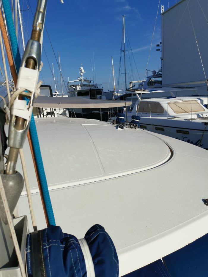 deck, FP 43 Belize, catamaran for sale
