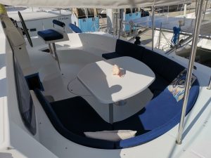 cockpit, FP 43 Belize, catamaran for sale